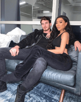 Nikita Dragun with her ex-boyfriend Michael Yerger